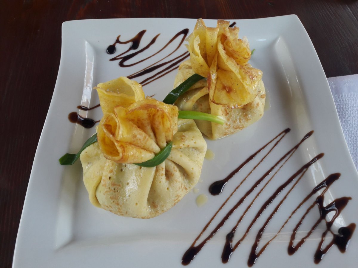 Украшение блюд в ресторане