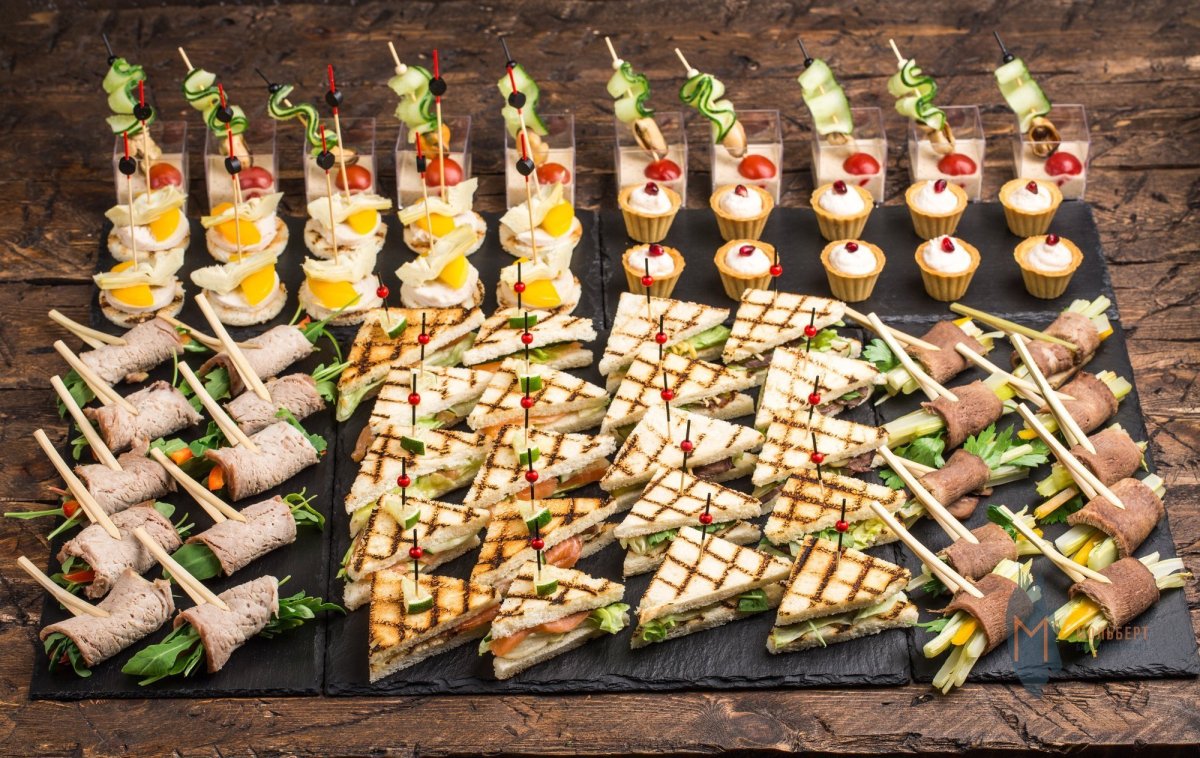 Закуски для кейтеринга