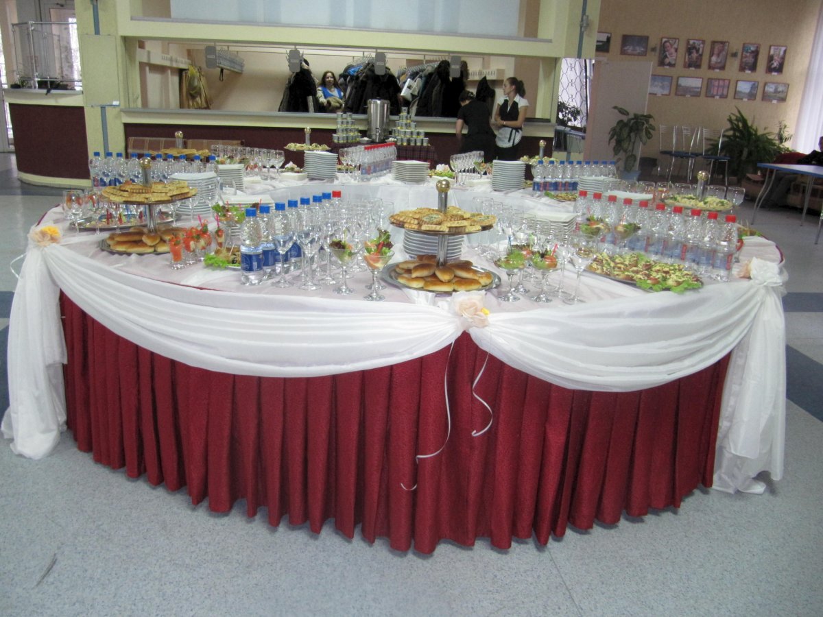 Украшения на фуршетный стол