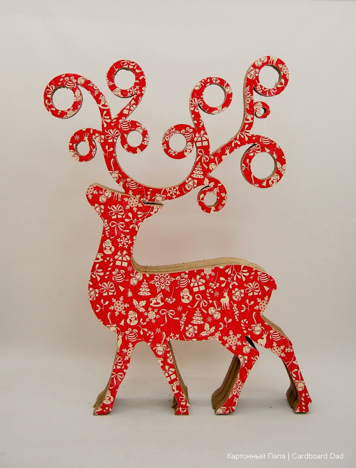 Новогодняя поделка олень