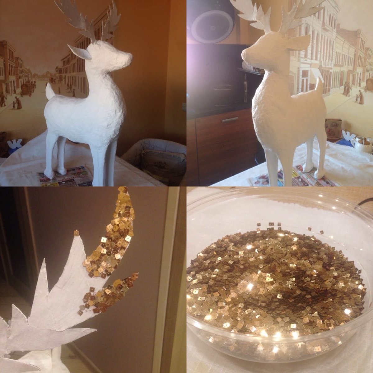 Новогодний олень свими руками