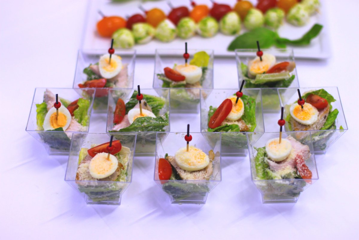 Канапе Фета помидоры черри