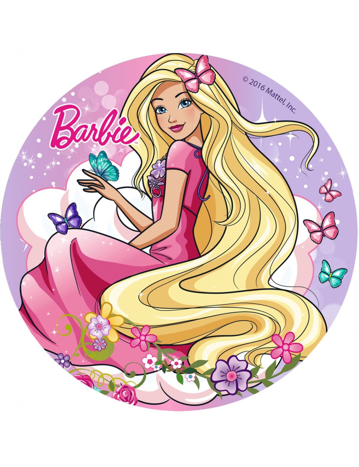 Торт для девушки с цветами