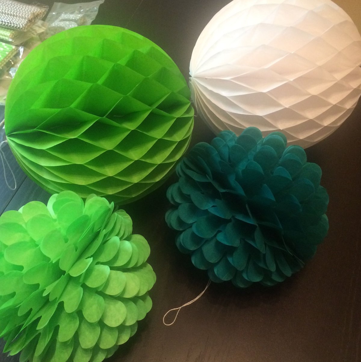 Объемные бумажные шары