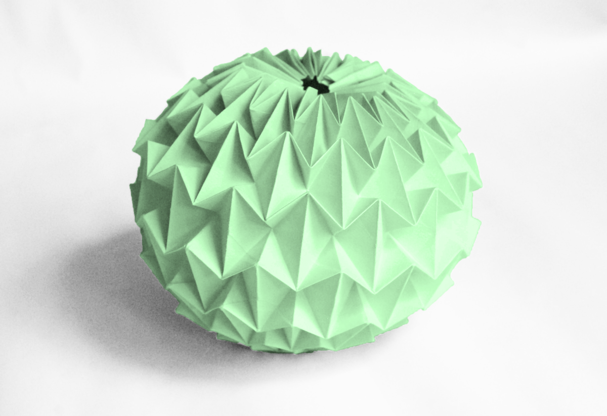 Шар из бумаги оригами
