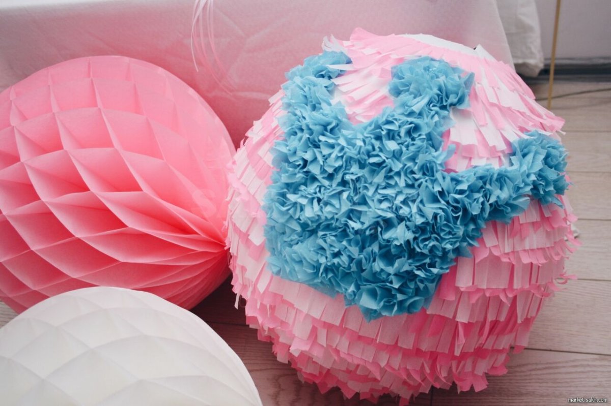 Объемный бумажный шар