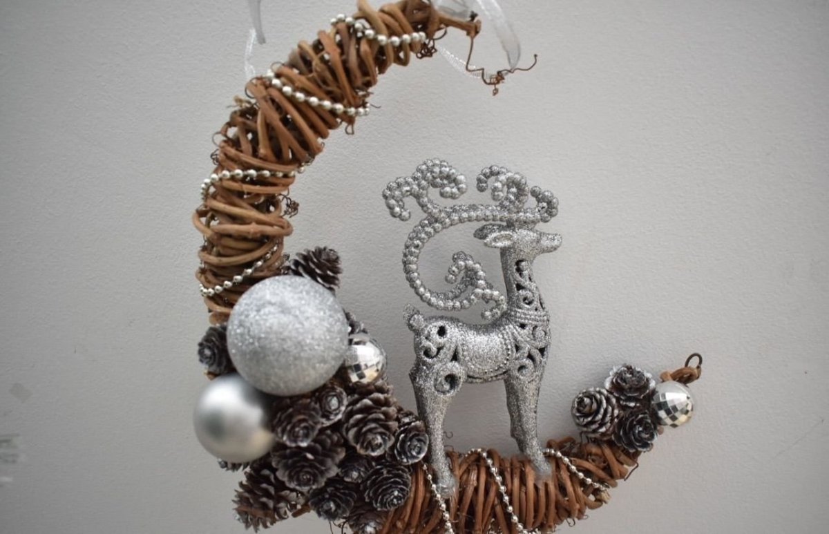 Полумесяц поделка на новый год