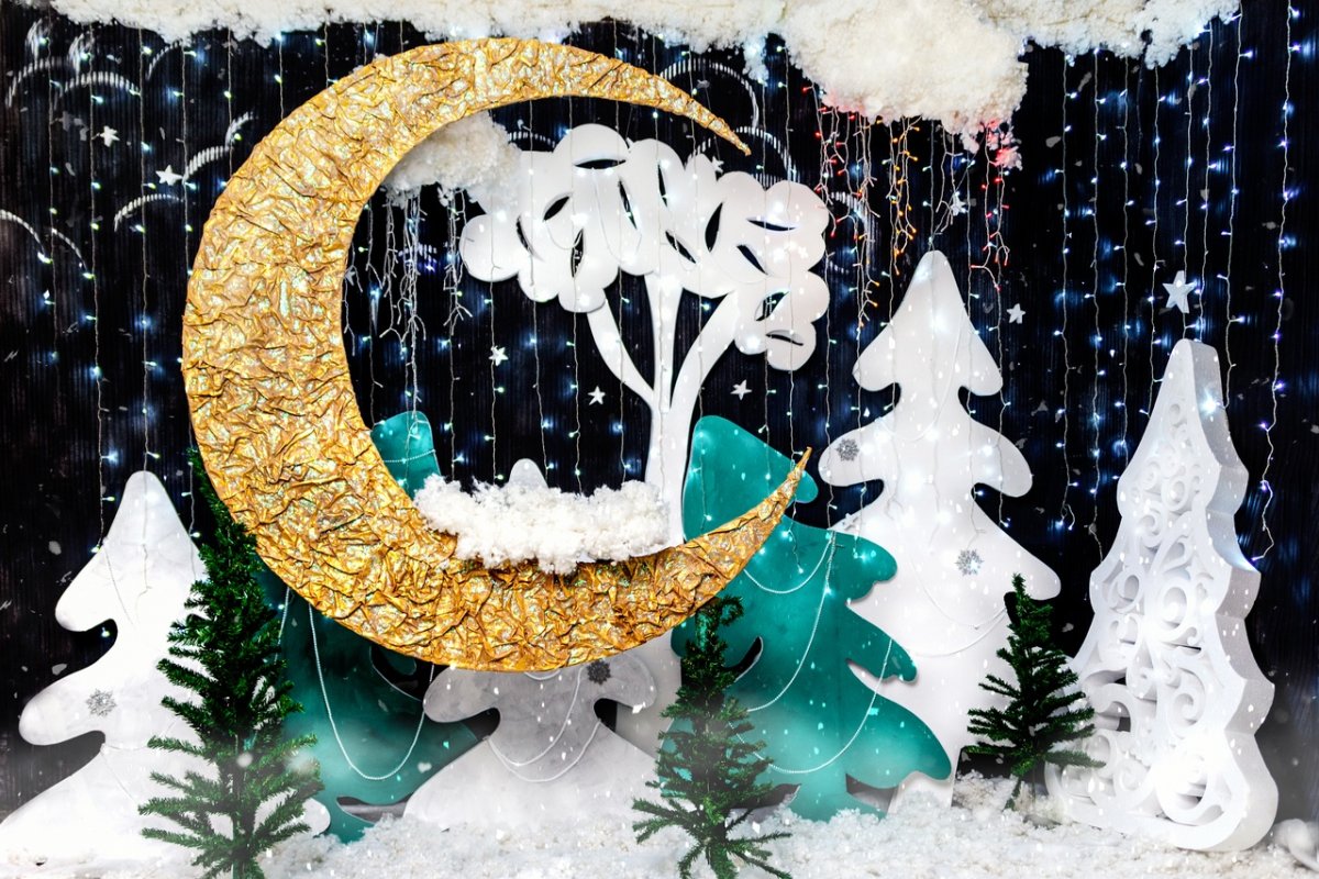 Полумесяц для декора