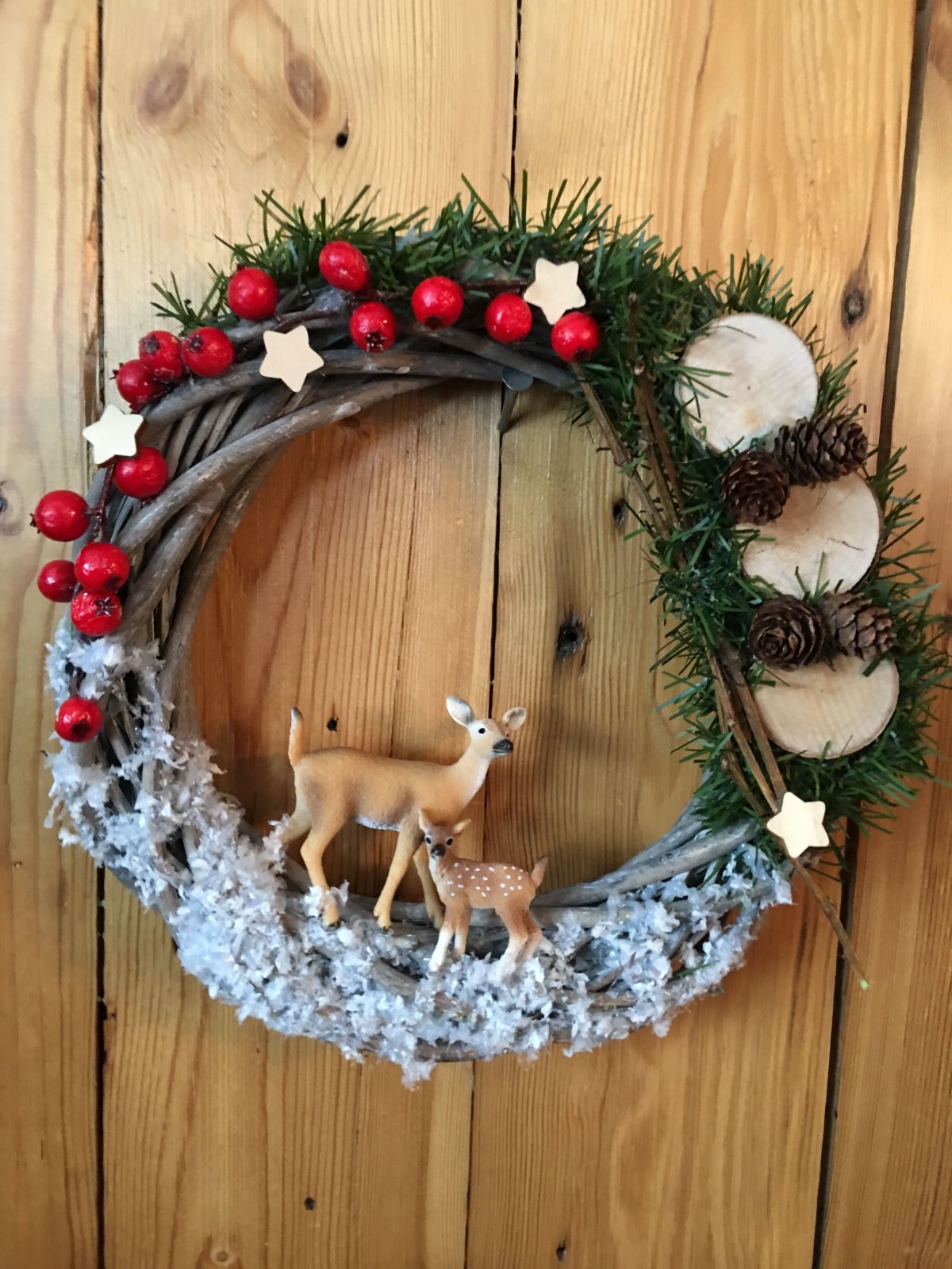 Елочные игрушки из бобин от скотча