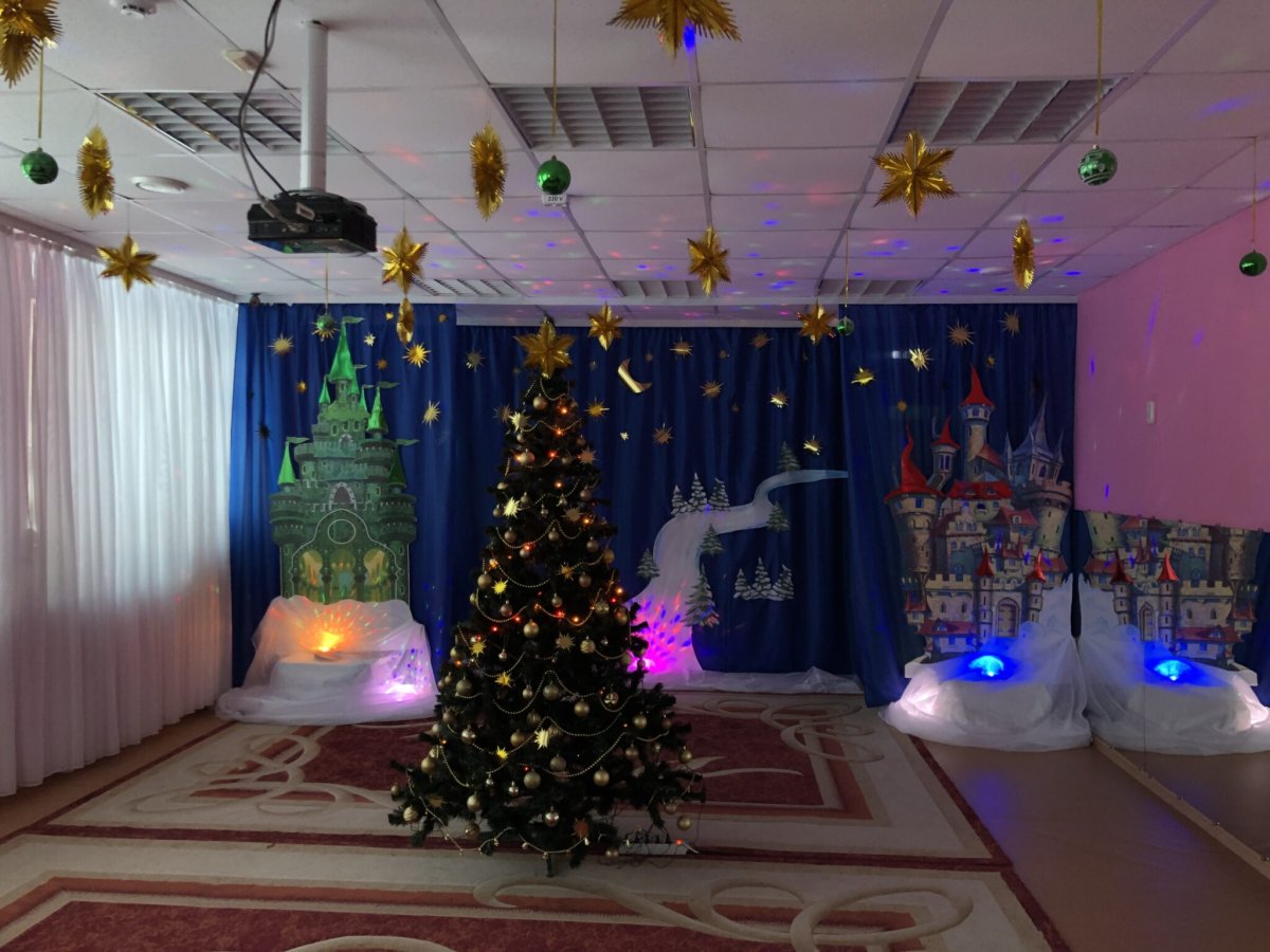 Новый год 20211 украшение музыкального зала