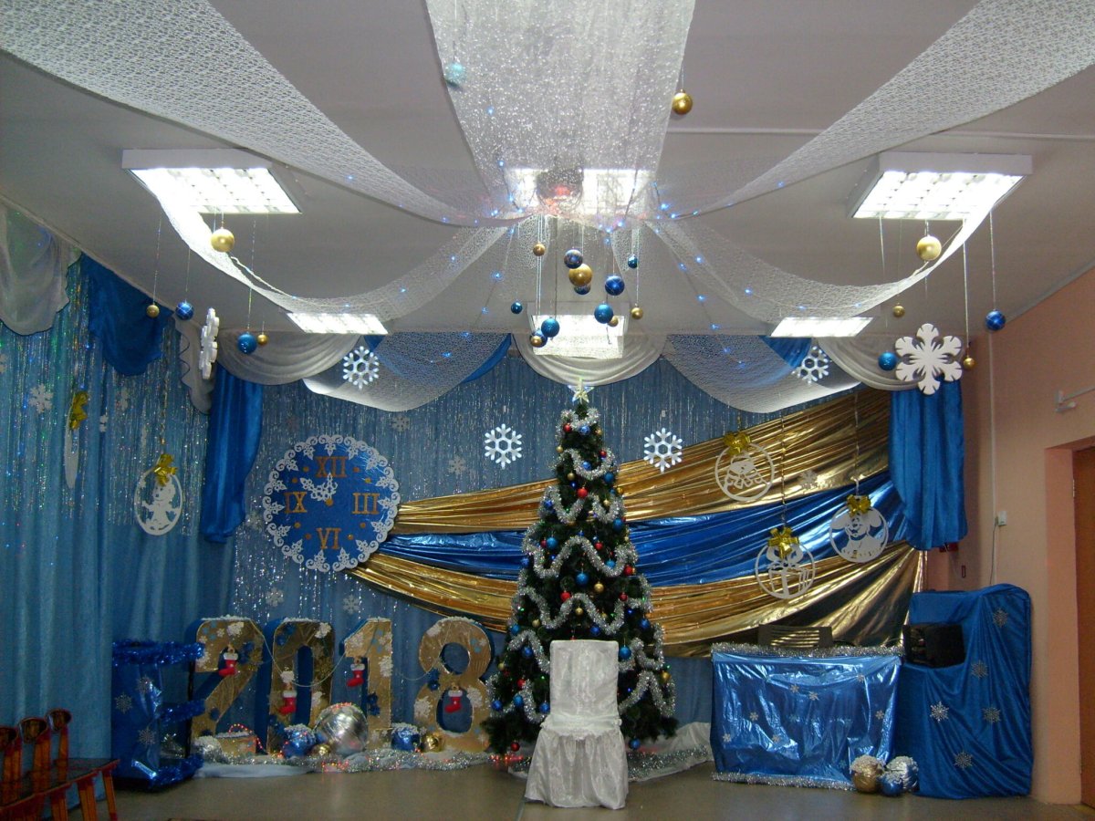 Украшение музыкального зала