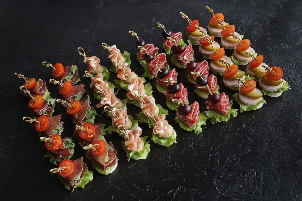 Канапе мясное ассорти