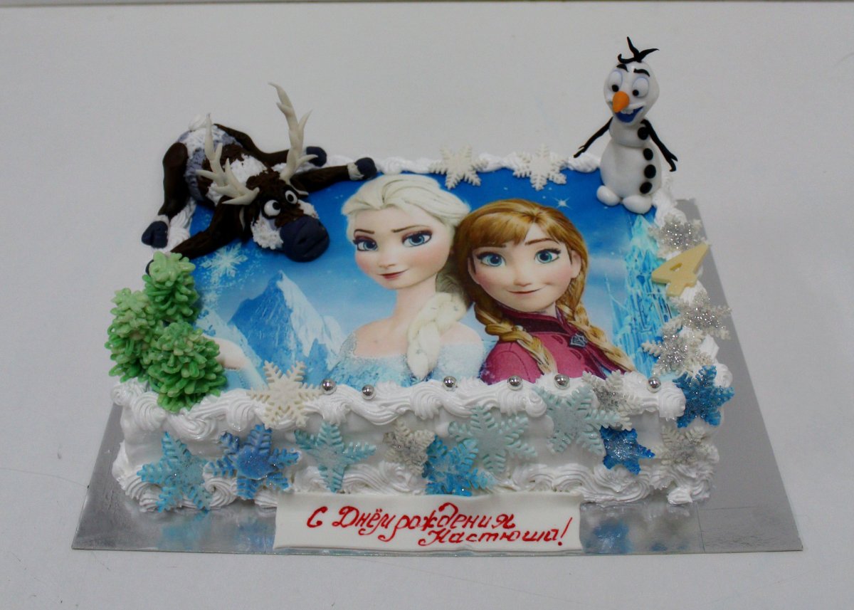 Лицо Эльзы для торта