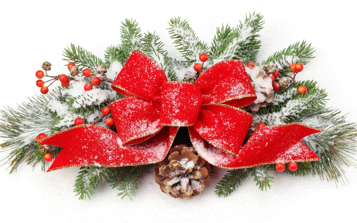 Новогодняя веточка