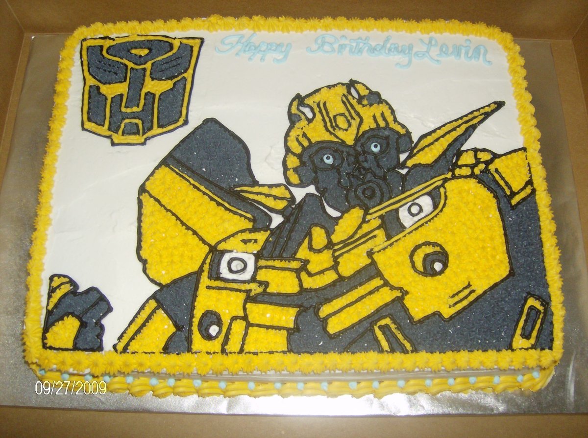 Торты для мальчиков из крема трансформеры