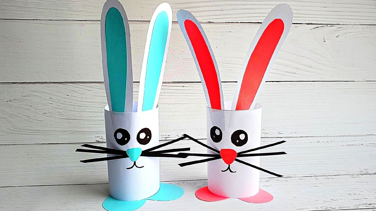 Новогодняя композиция с зайчиком