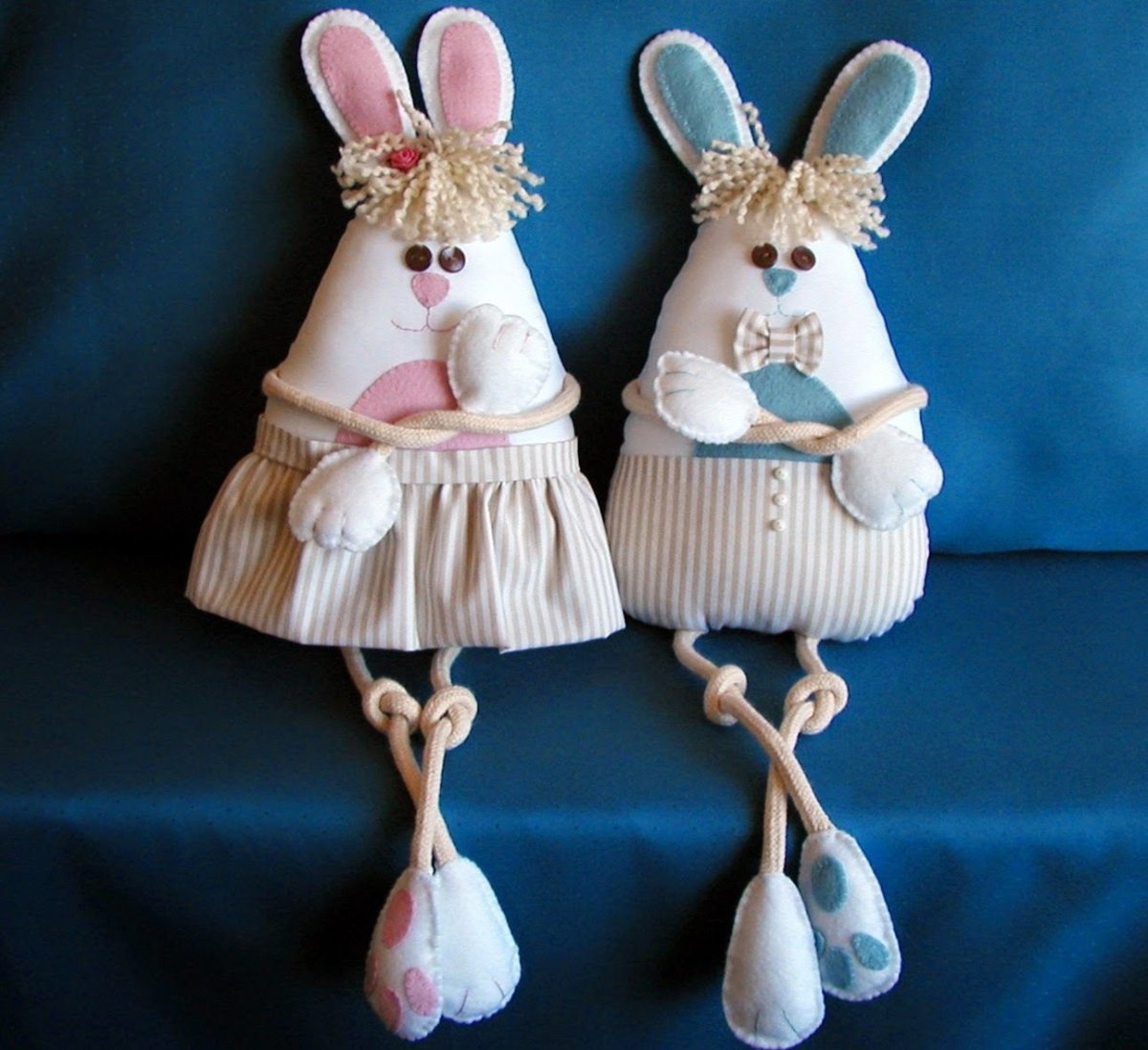 Вязаные интерьерные игрушки