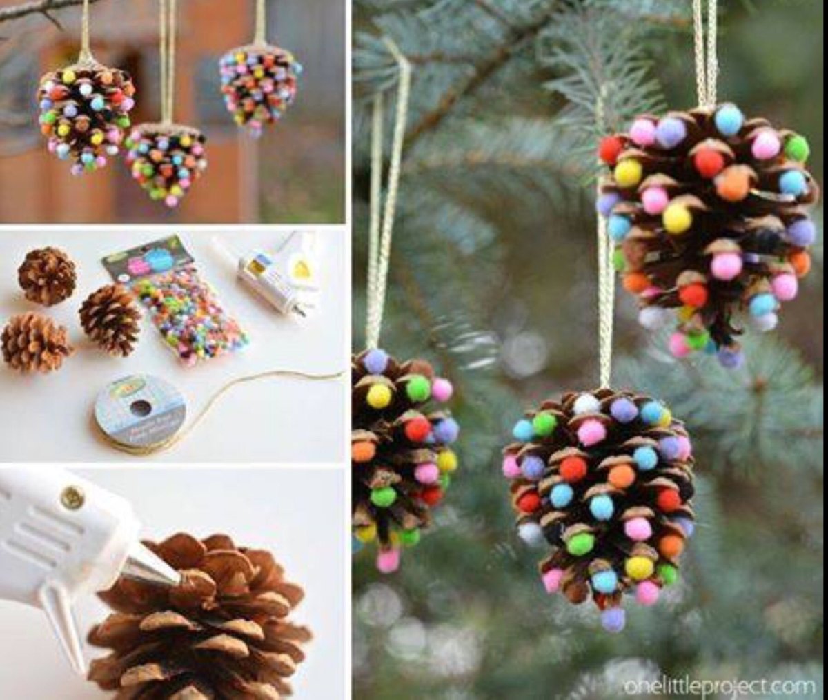 Новогодняя поделка Снеговик