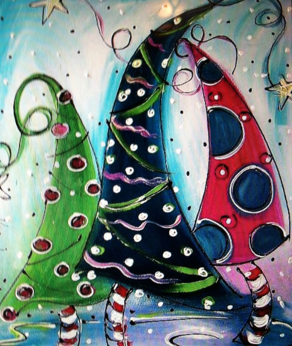 Необычные новогодние картины