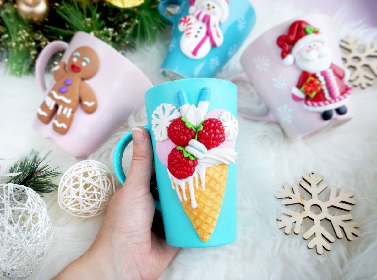 Полимерная глина новый год