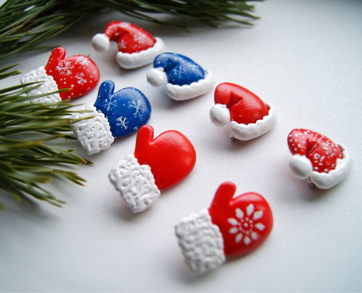 Новогодние игрушки из полимерной глины