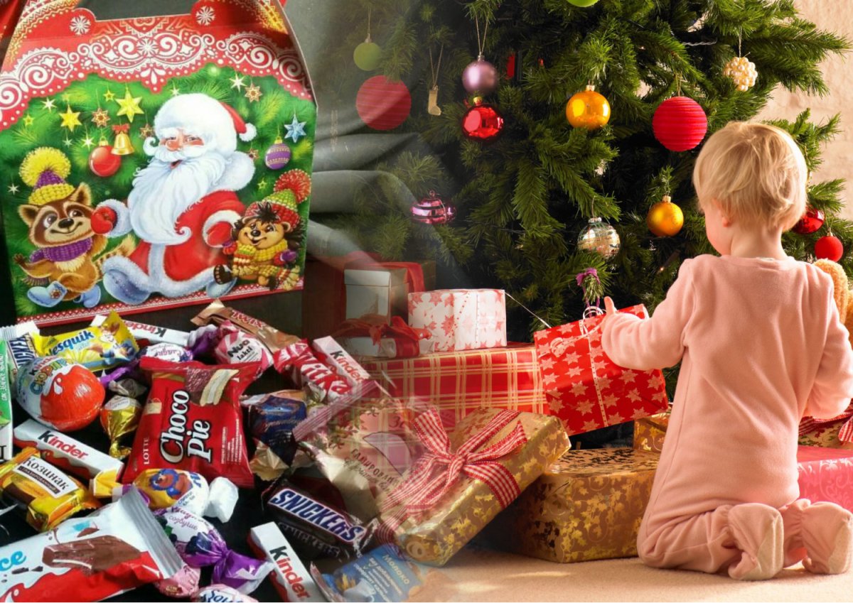 Сладкие подарки для детей