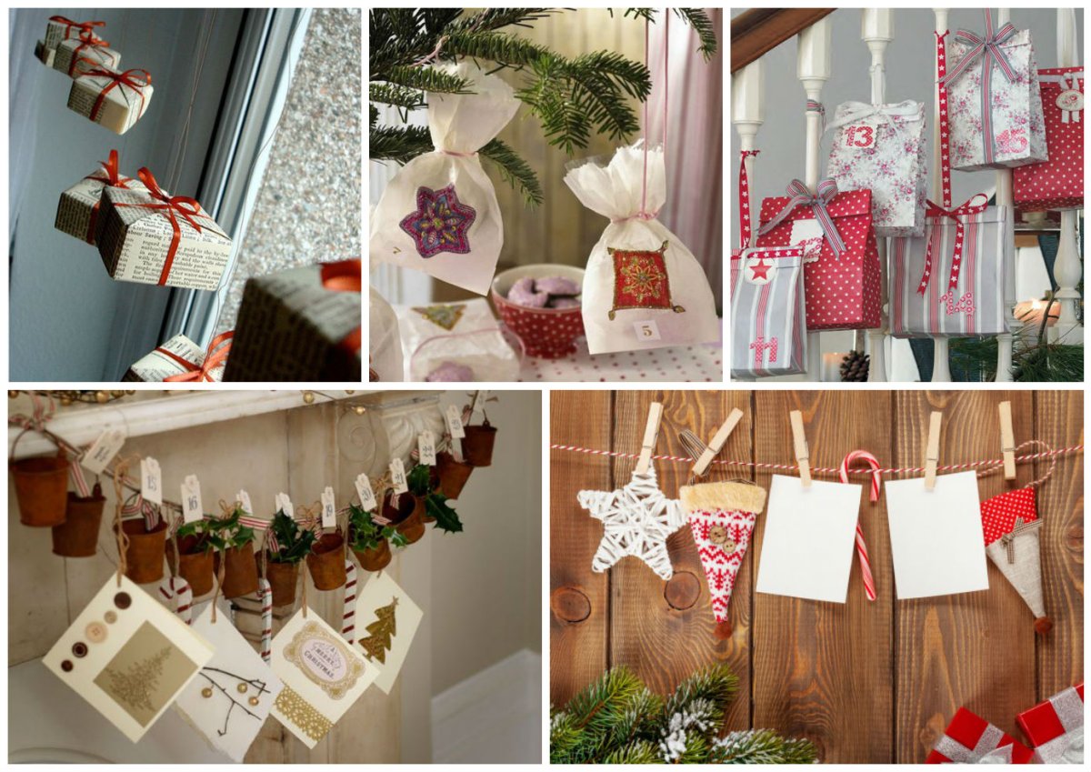 Новогодние украшения на стену