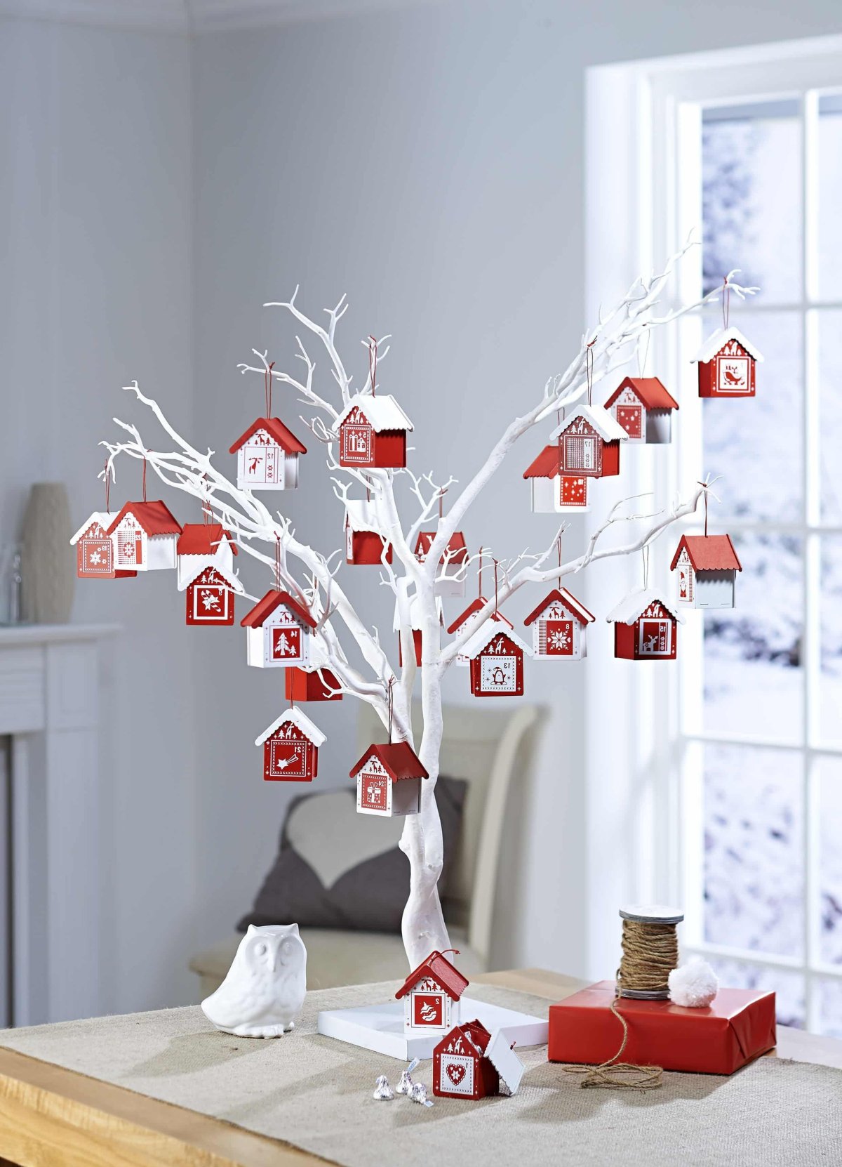 Елочные игрушки в стиле хюгге