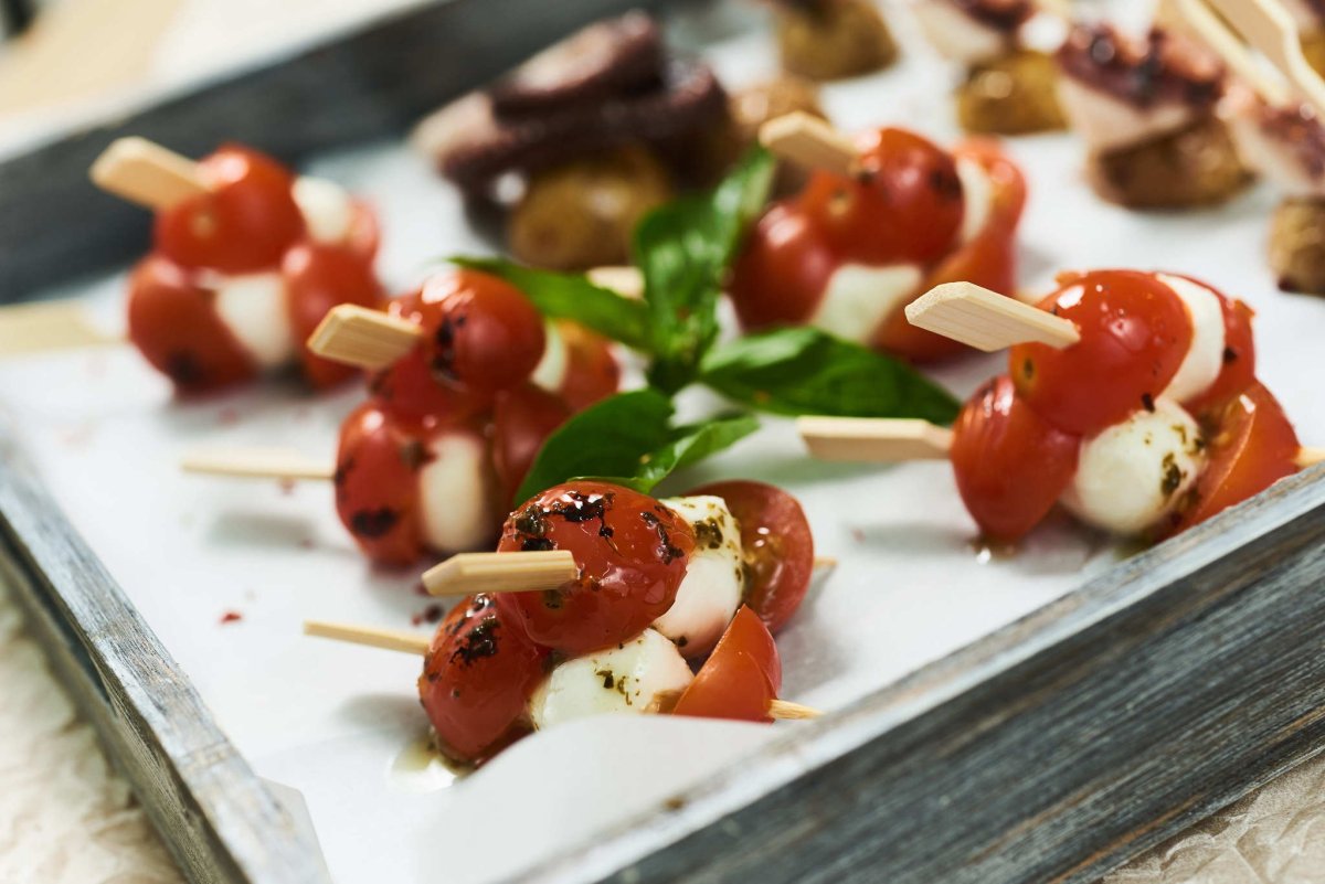 Мини моцарелла с черри