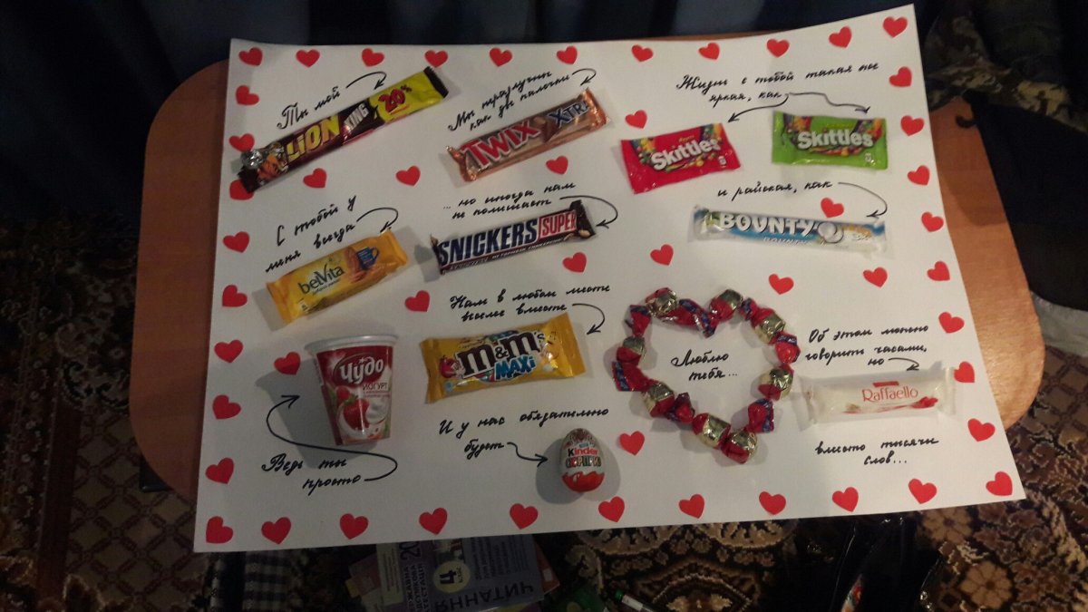 Плакат на день рождения мужу