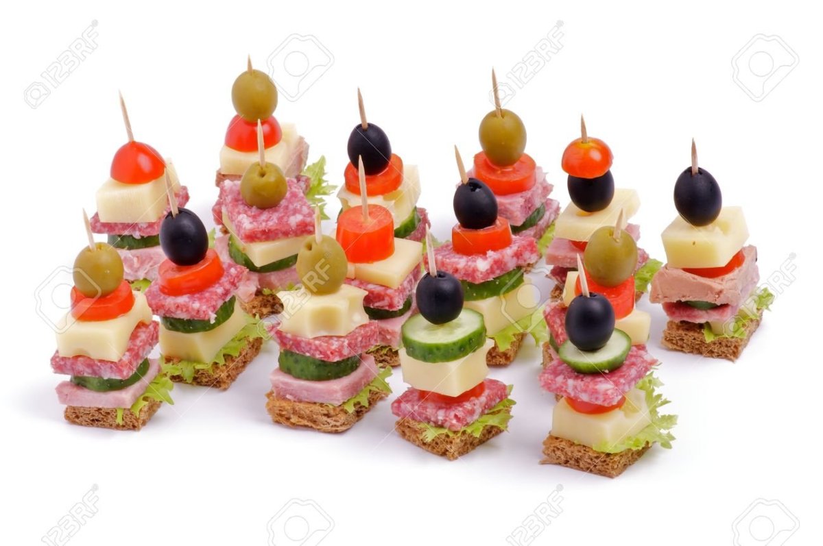 Канапе с мармеладом