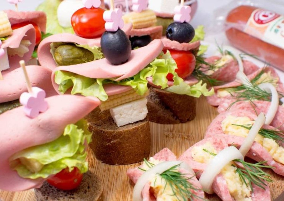 Канапе для фуршета