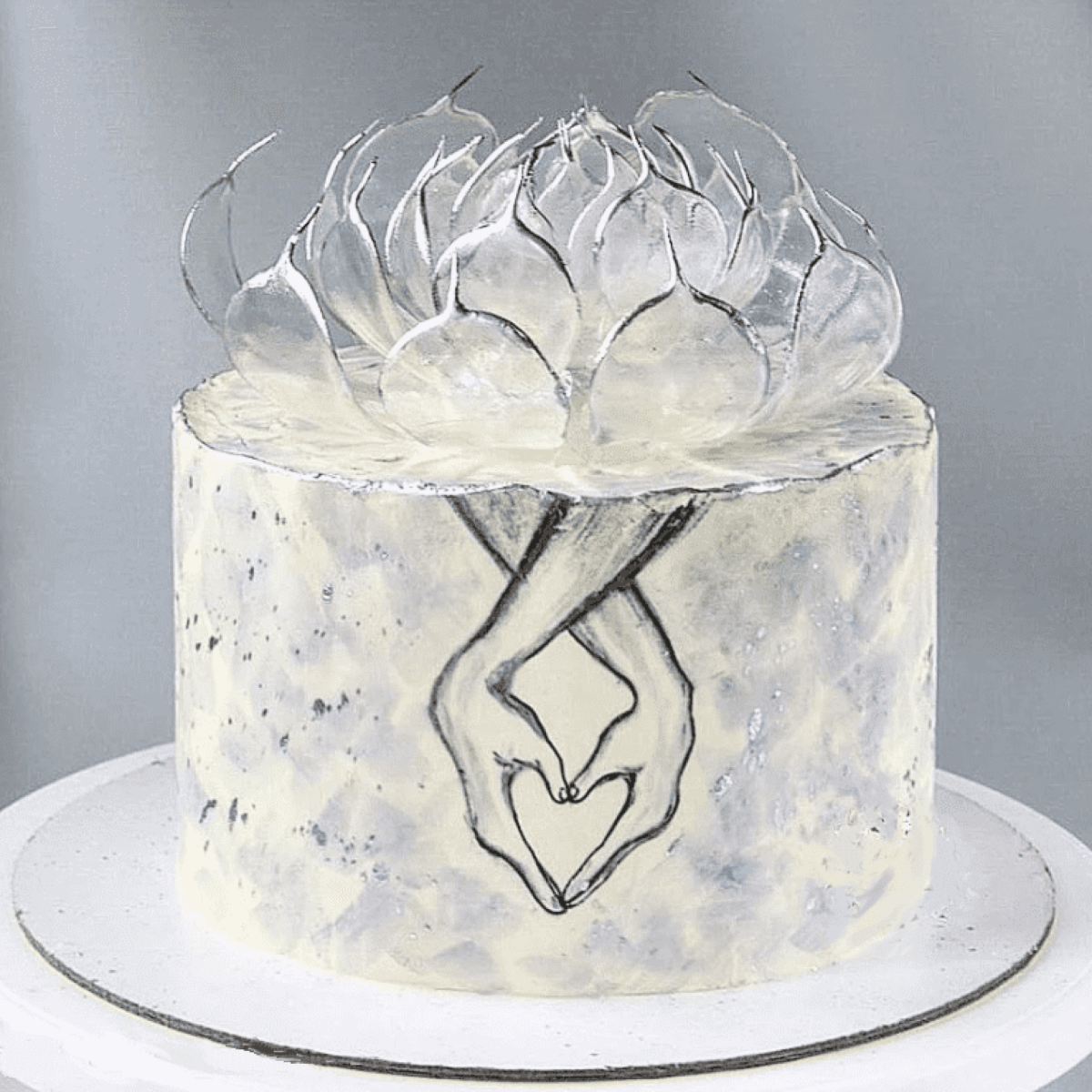 Украшение торта на годовщину свадьбы