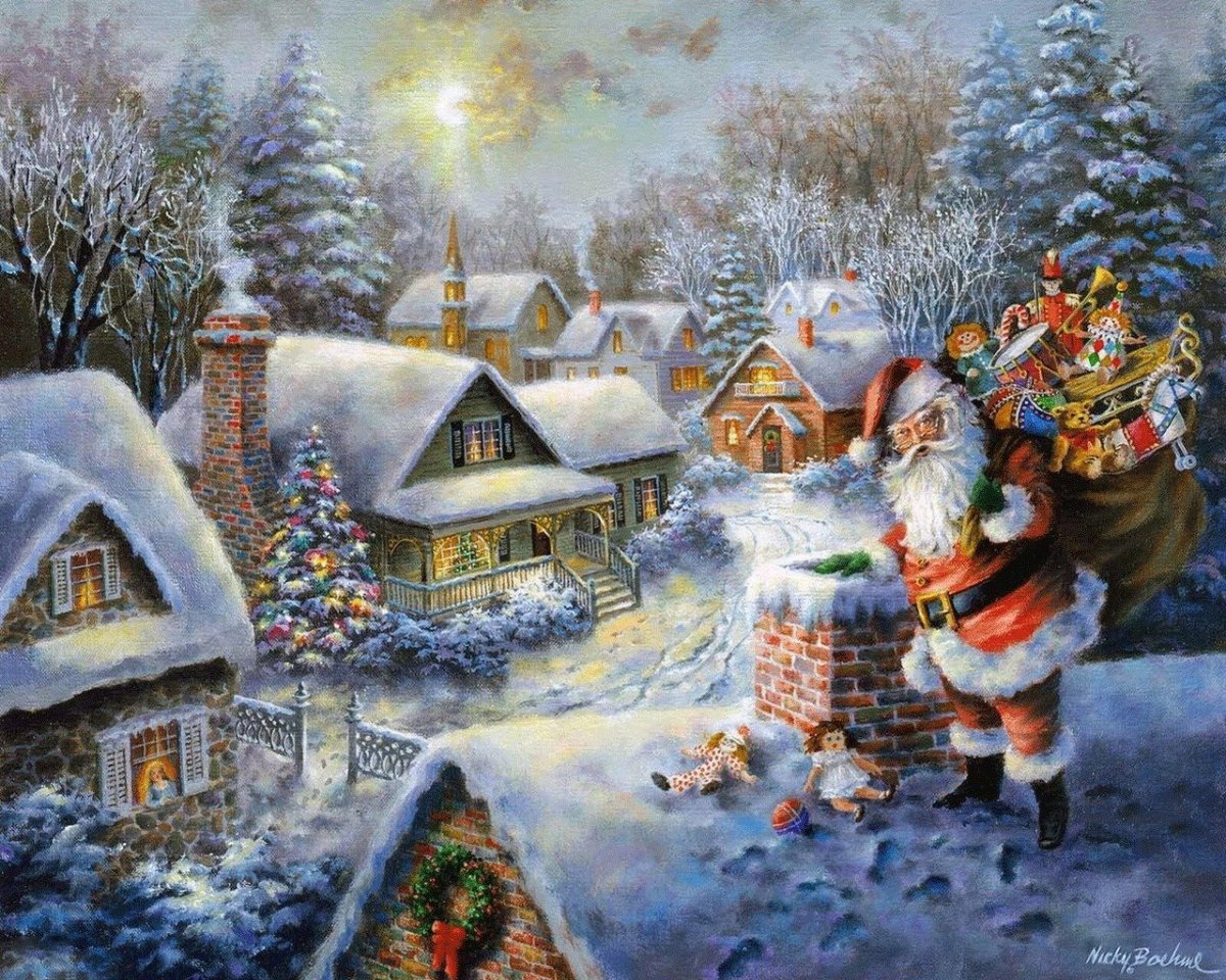 Томас Кинкейд Санта Клаус