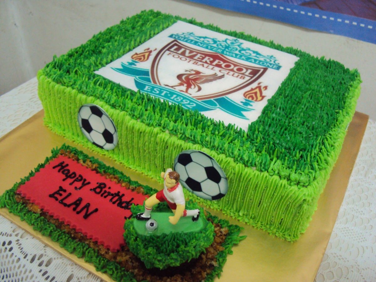 Надпись в футбольном стиле