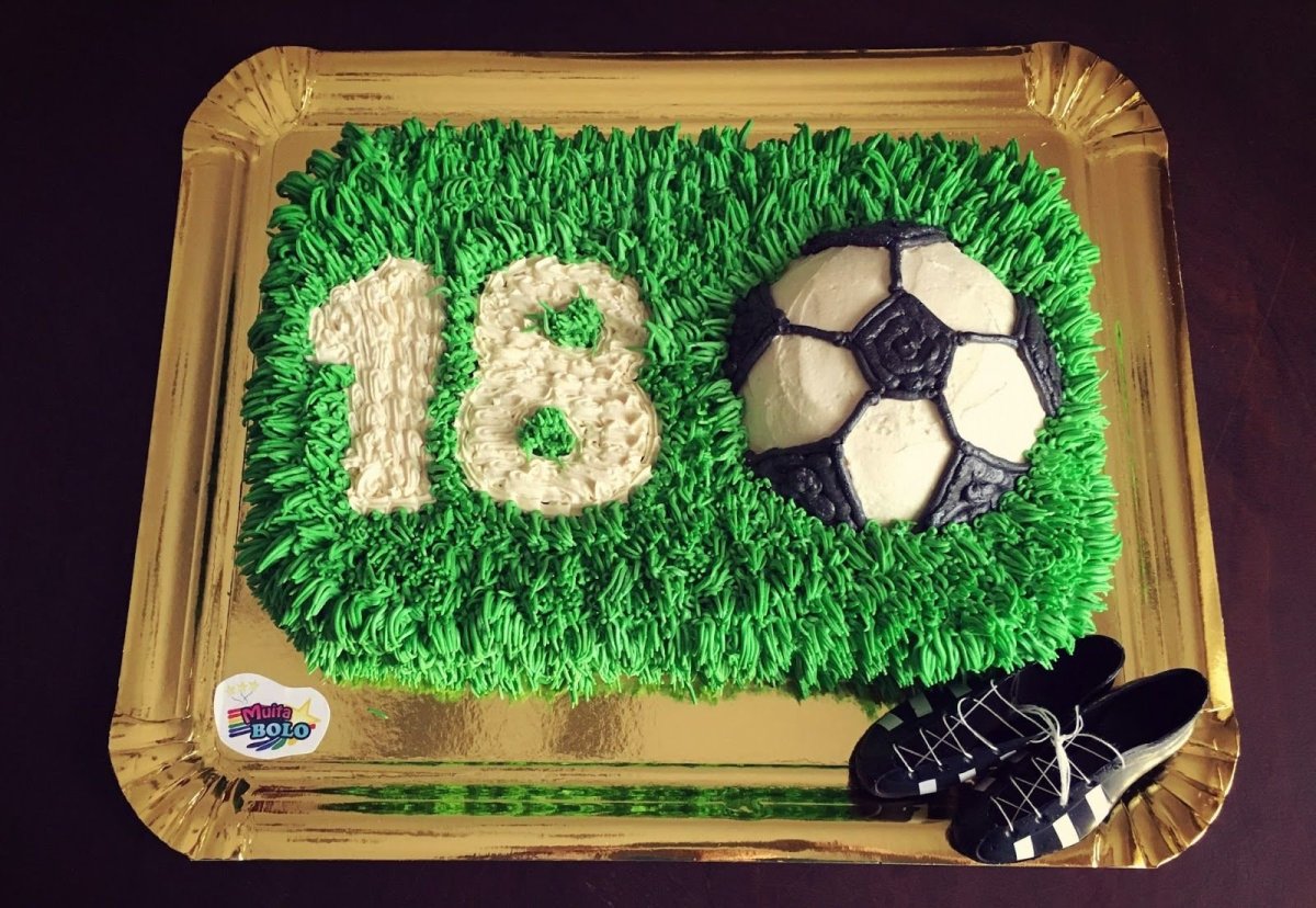 Торт футбольное поле
