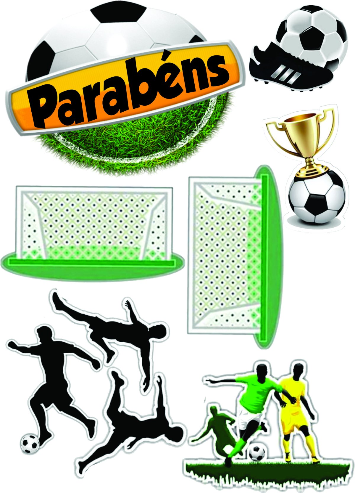 Торт футбольное поле с мячом