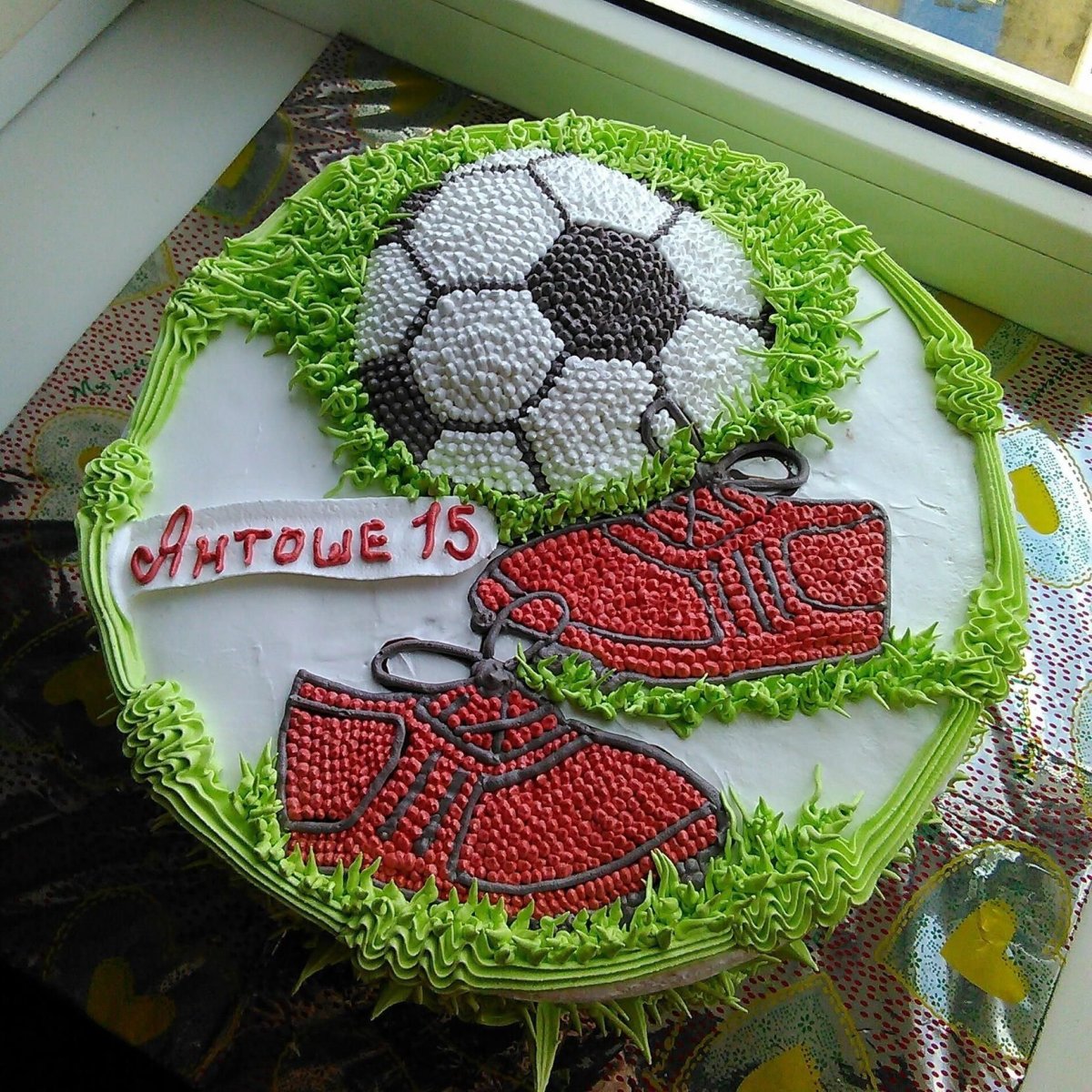 Торт футбольное поле