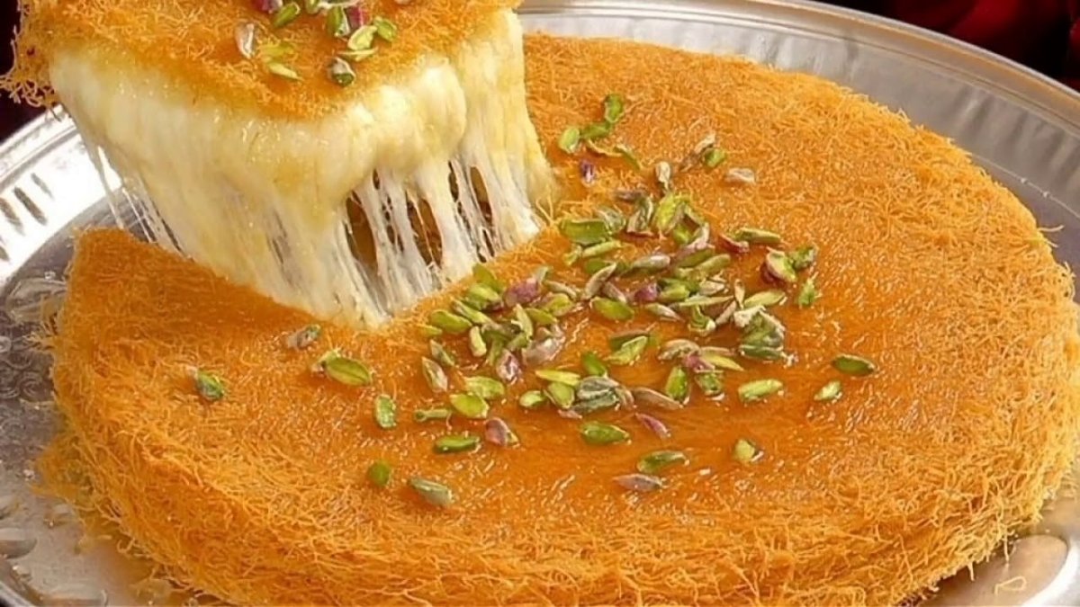 Турецкий десерт кюнефе