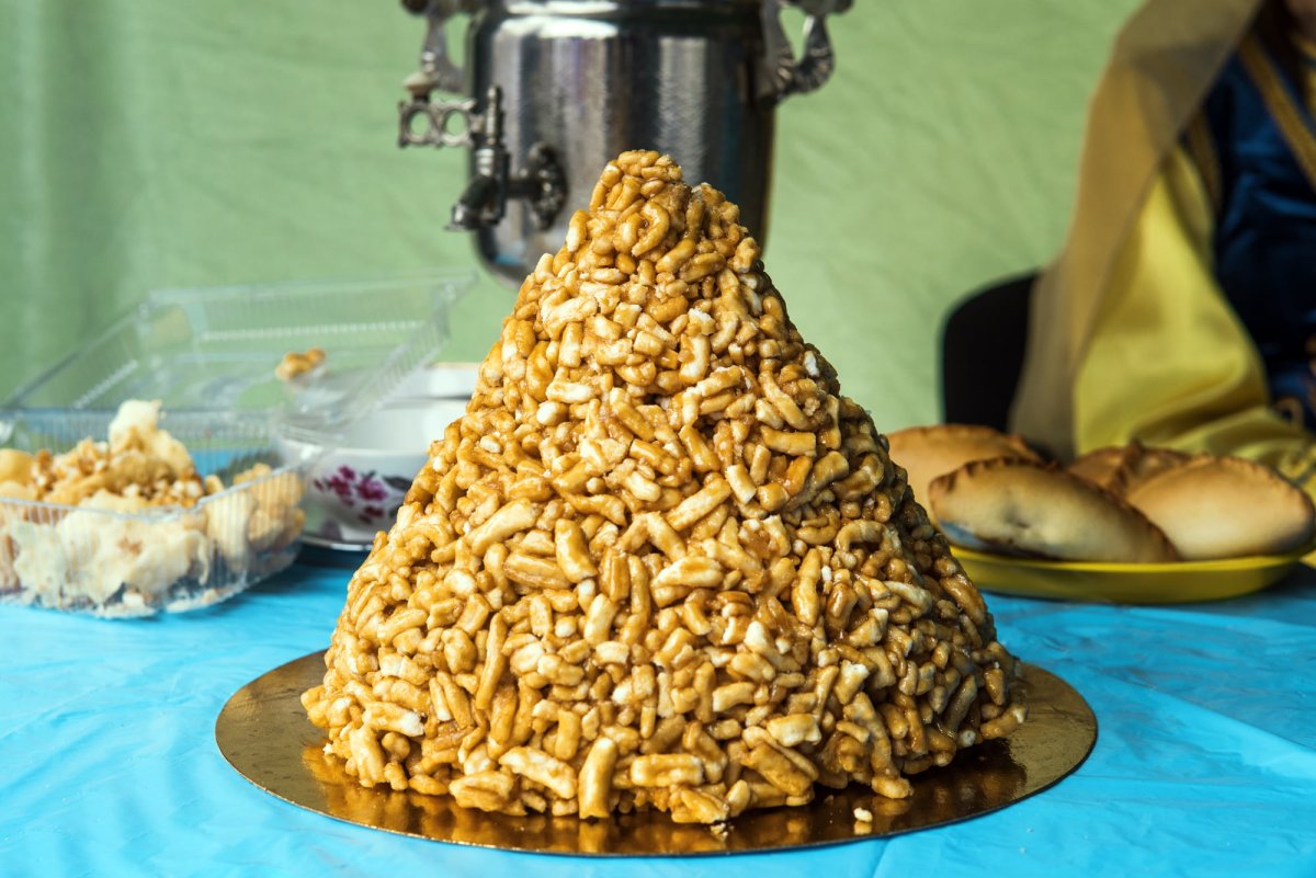 Башкирское национальное блюдо баурсак