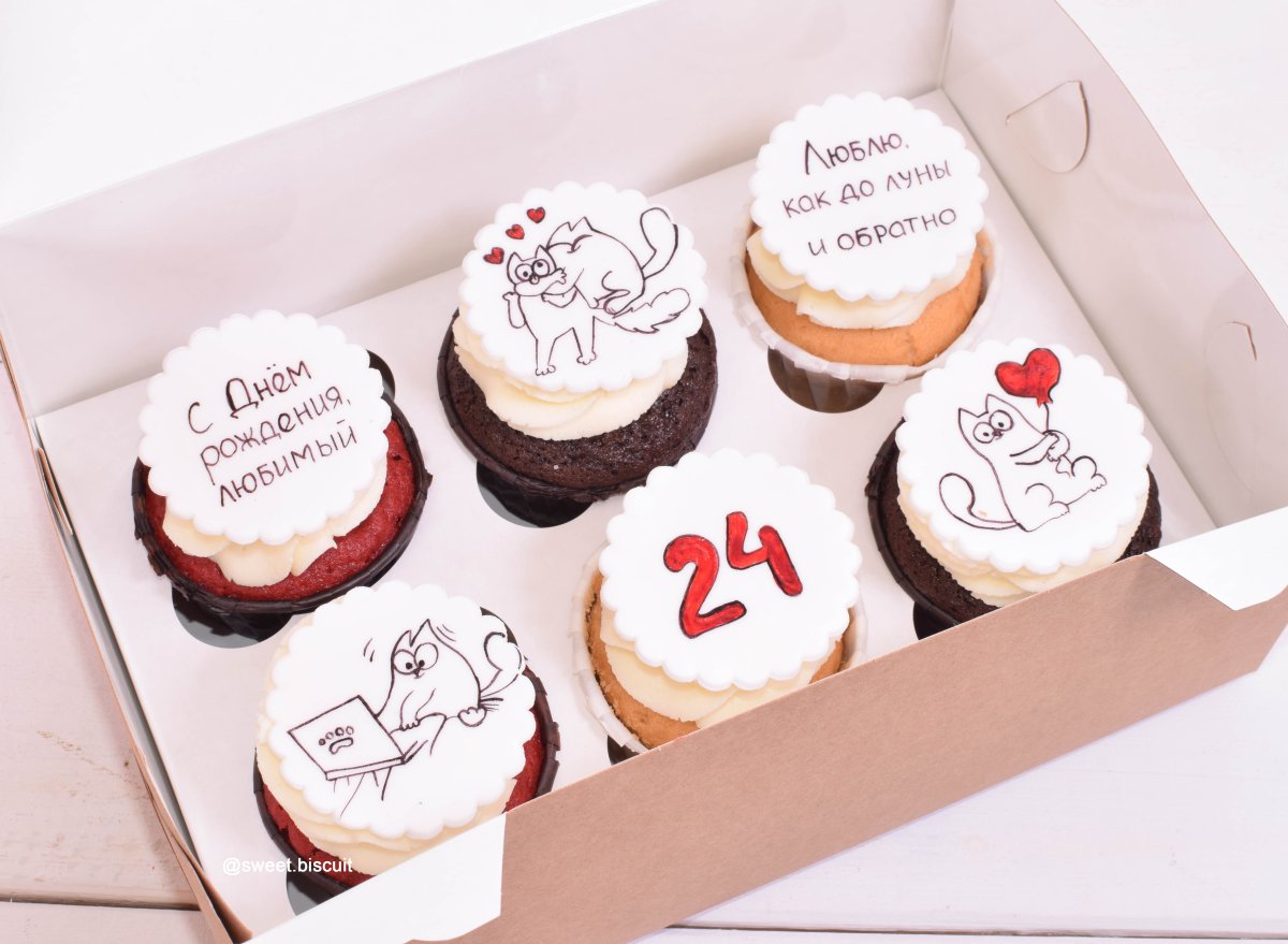 Капкейки рисунок