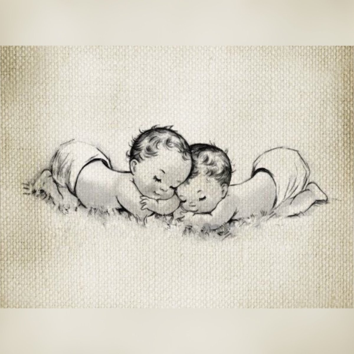 Анна Геддес двойняшки