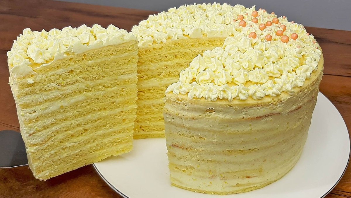 Торт апельсин манго маракуйя