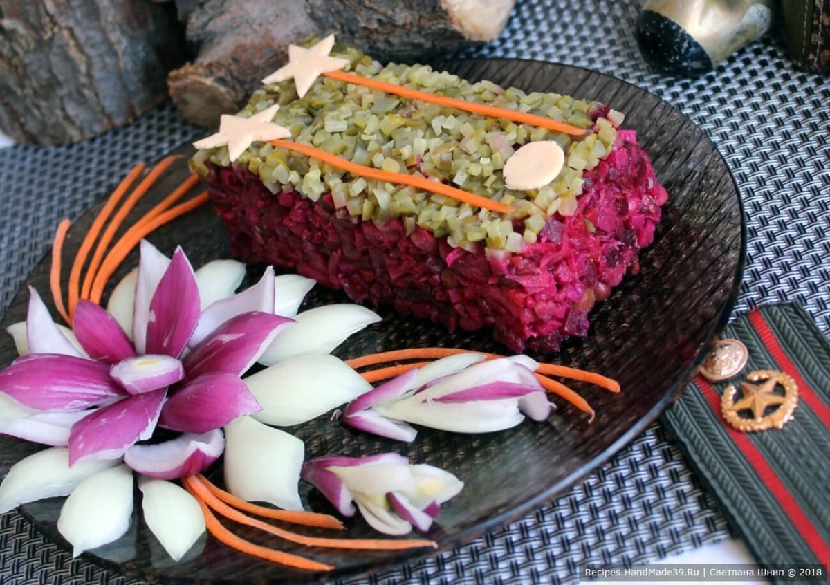 Ресторанная подача салатов