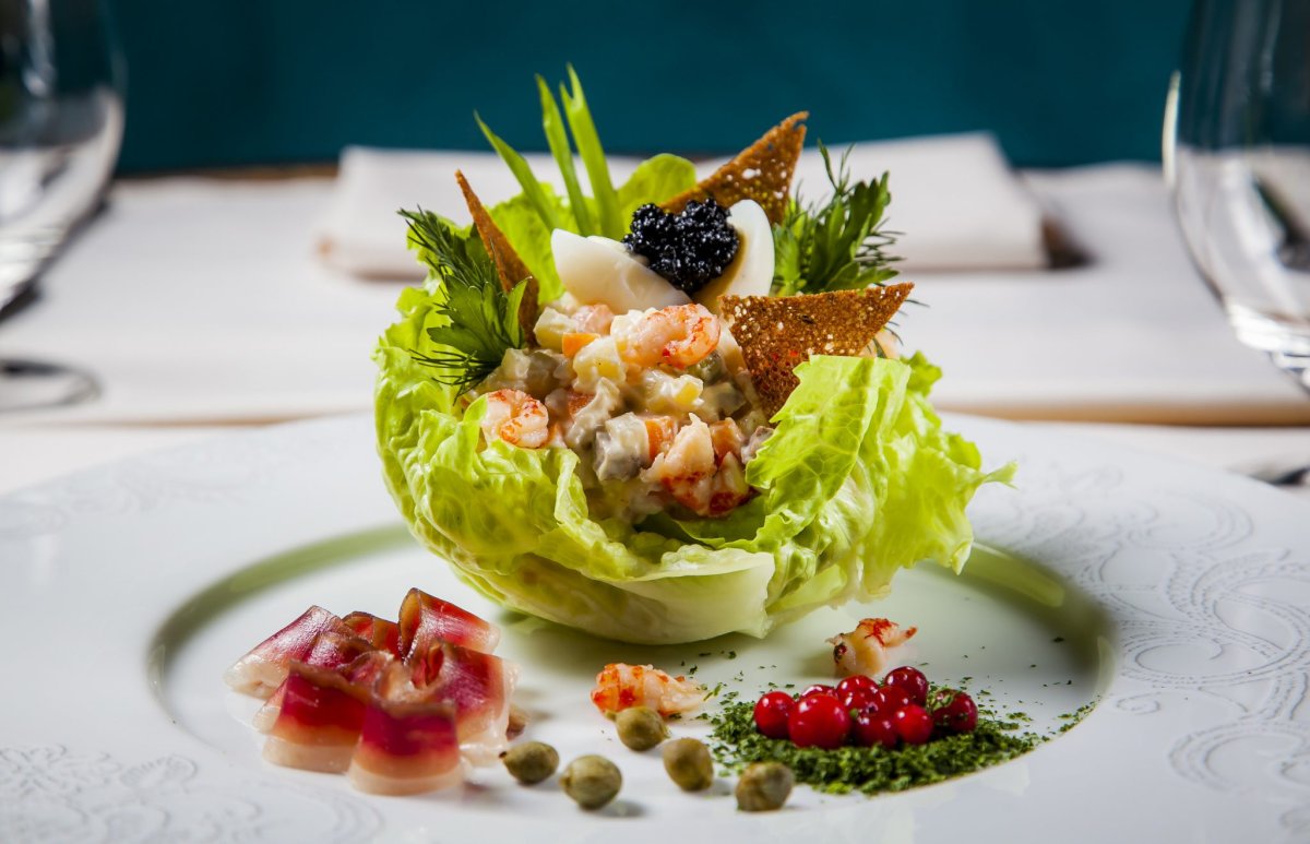 Необычные украшения блюд