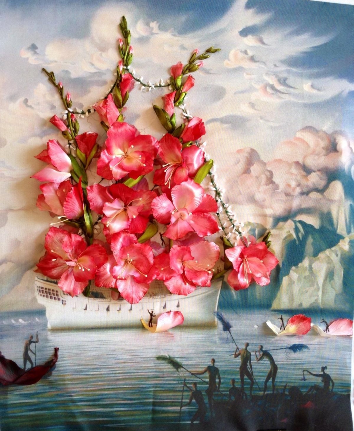 Торт с корабликом для мужчины