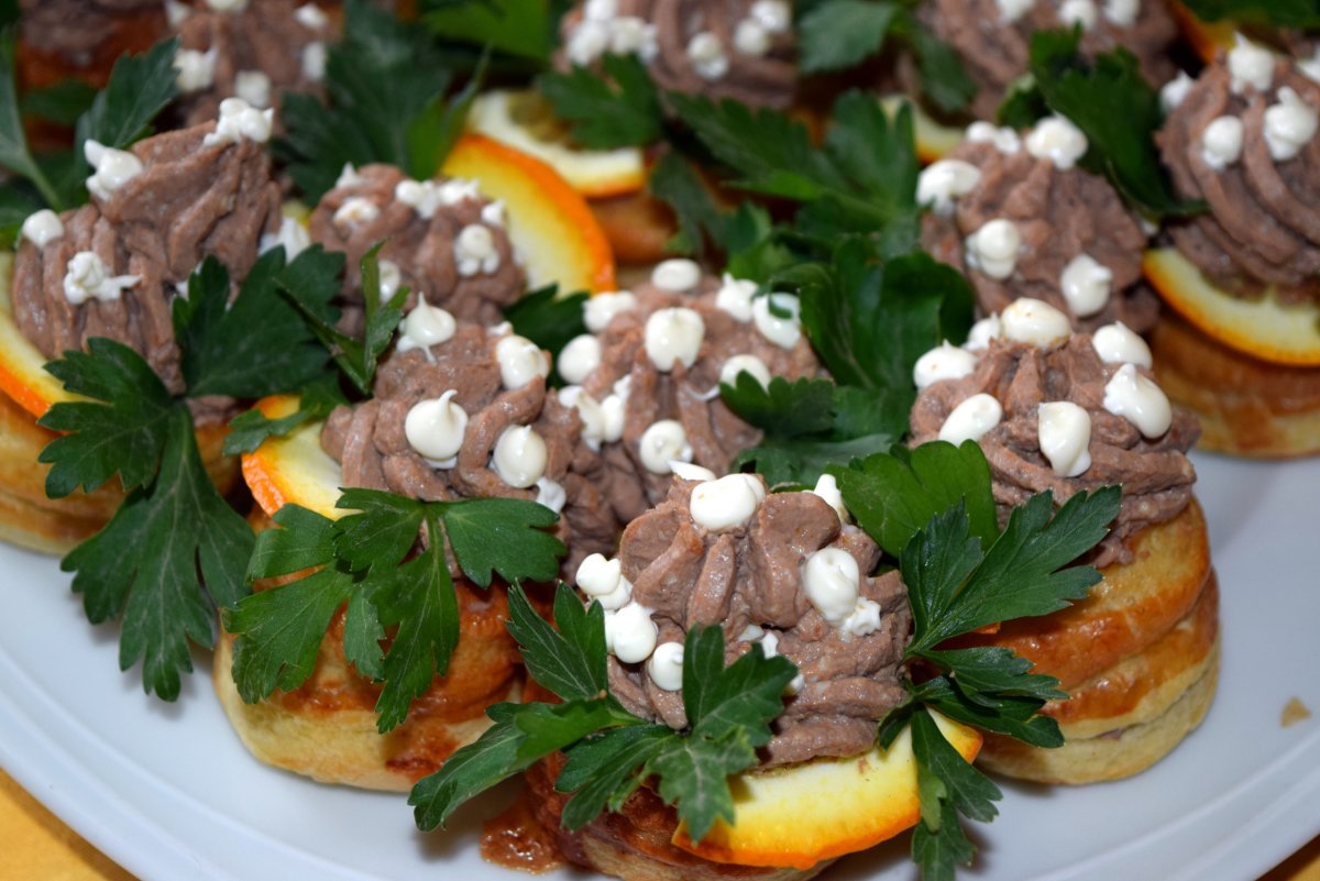 Тарталетки на новогодний стол