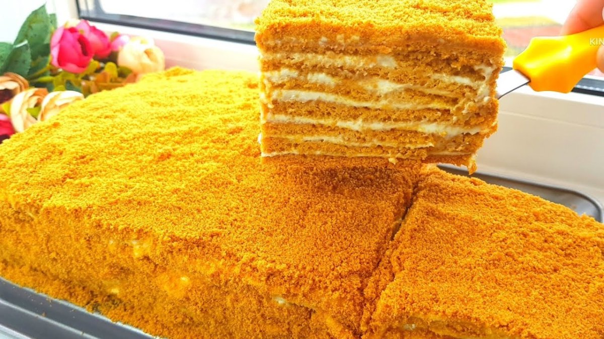 Лимонный медовик Буше