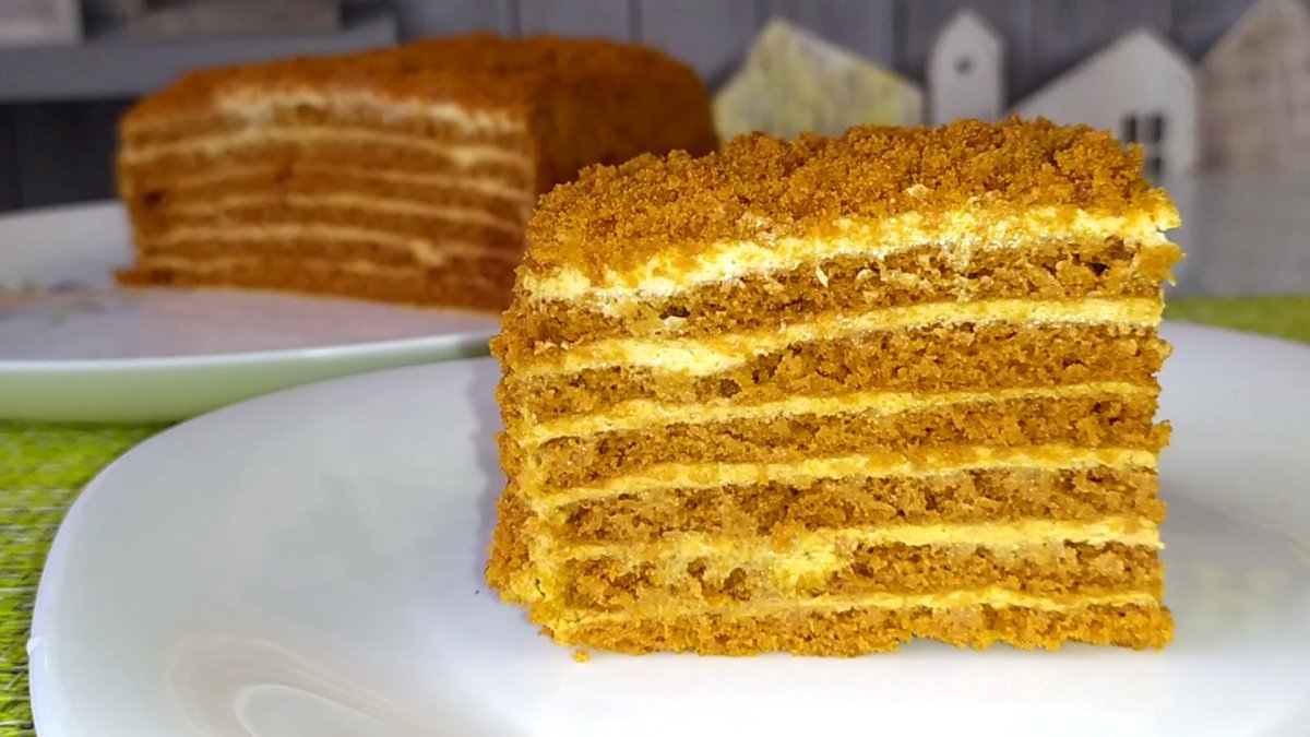 Медовик без раскатки коржей