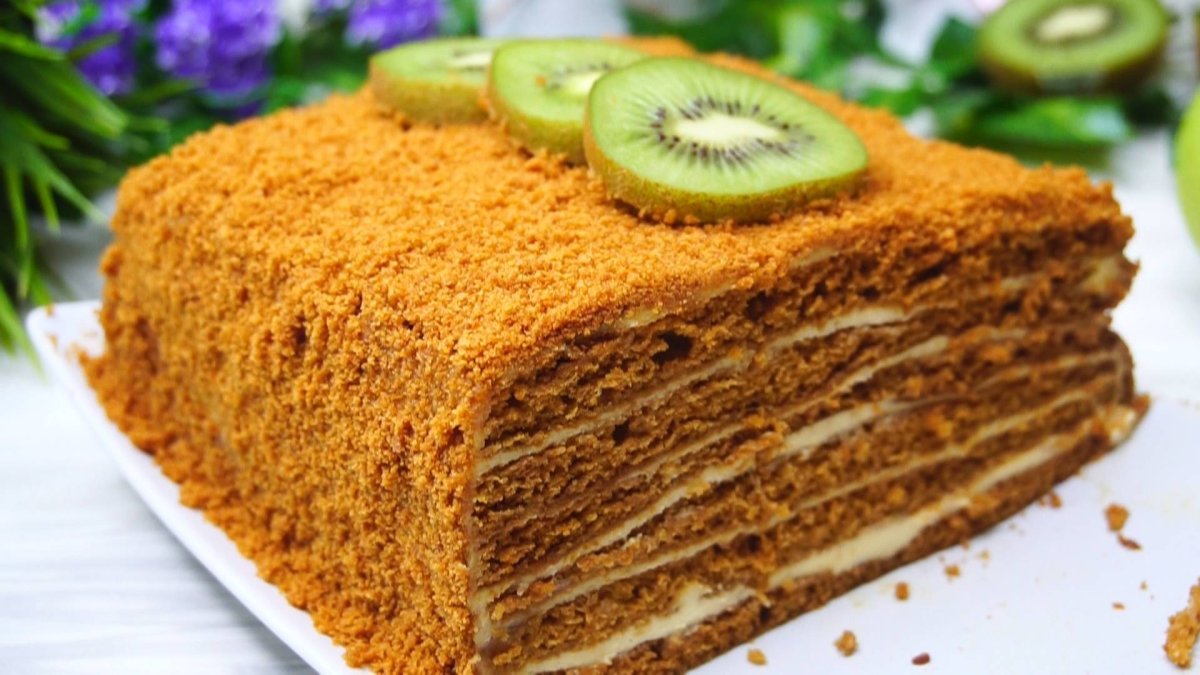 Торт медовик без раскатки